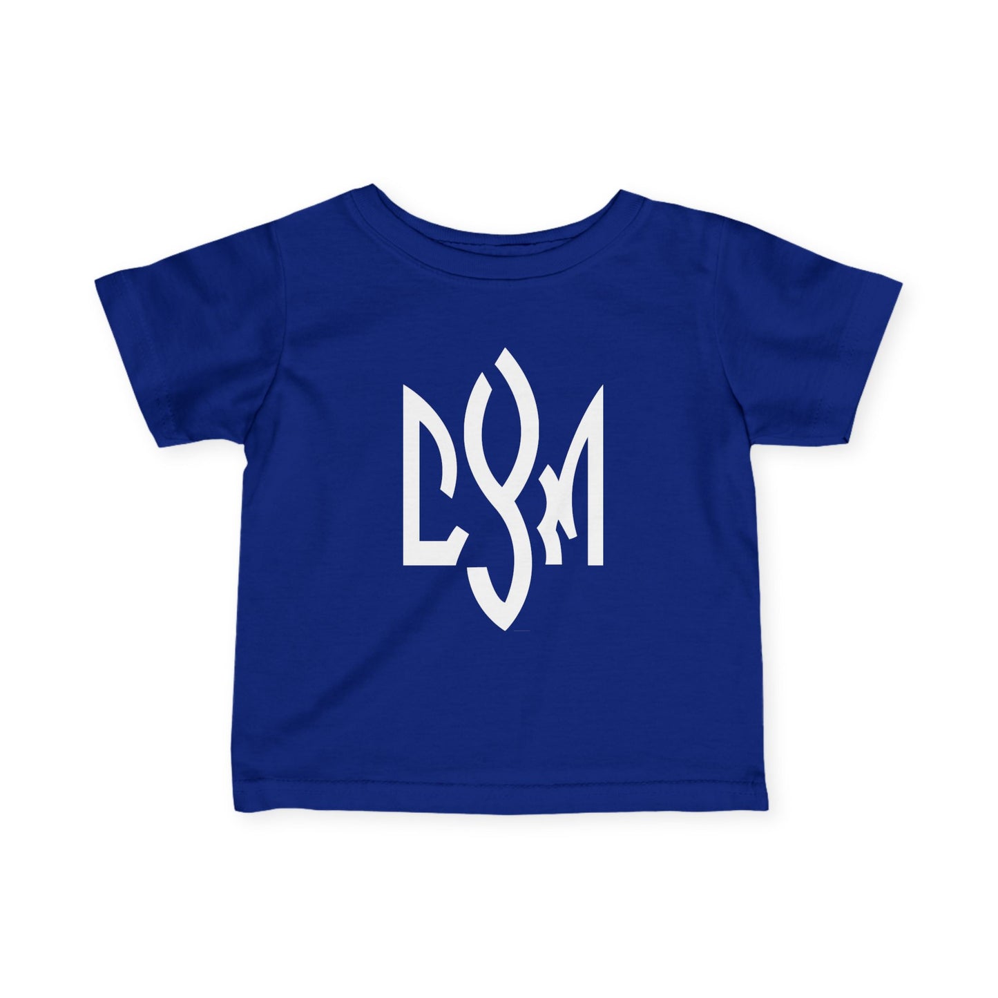 Infant Tee with CYM Letters Logo — Baby Short Sleeve Jersey