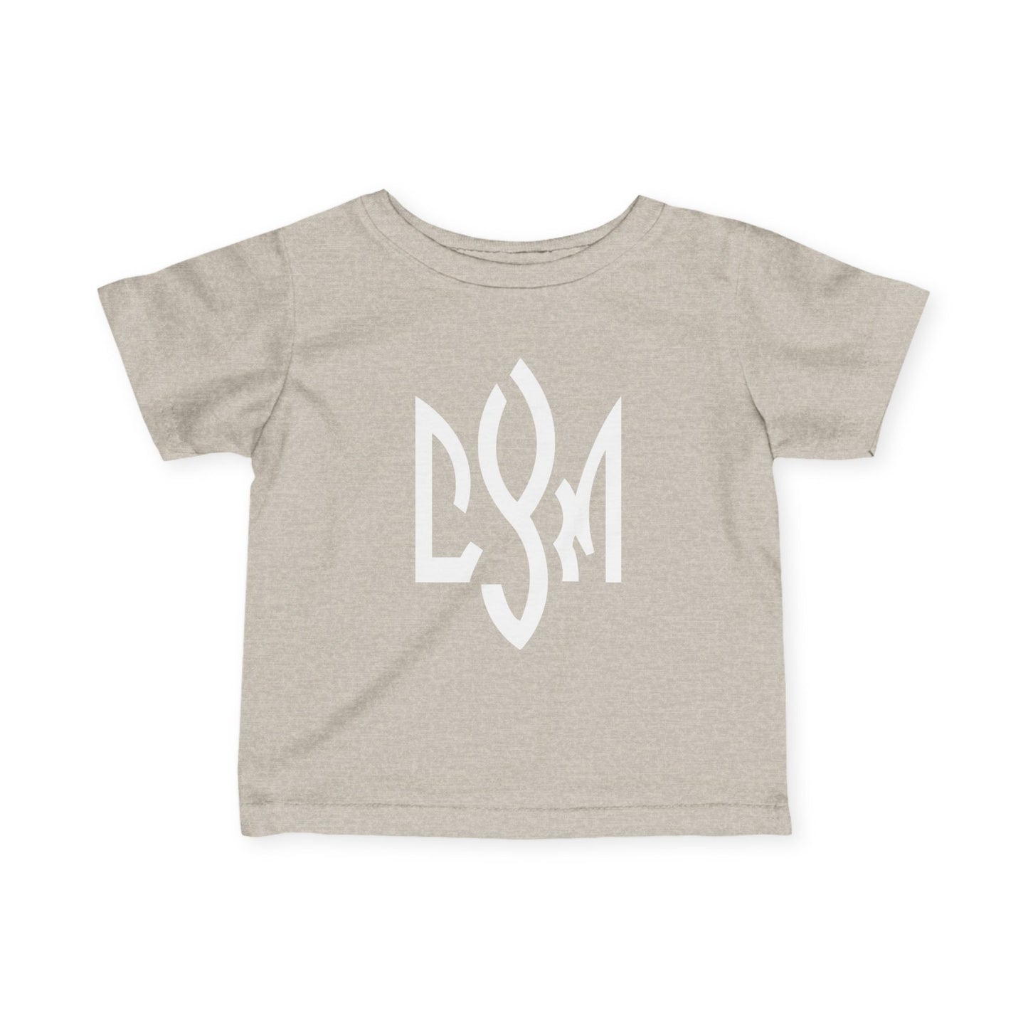 Infant Tee with CYM Letters Logo — Baby Short Sleeve Jersey