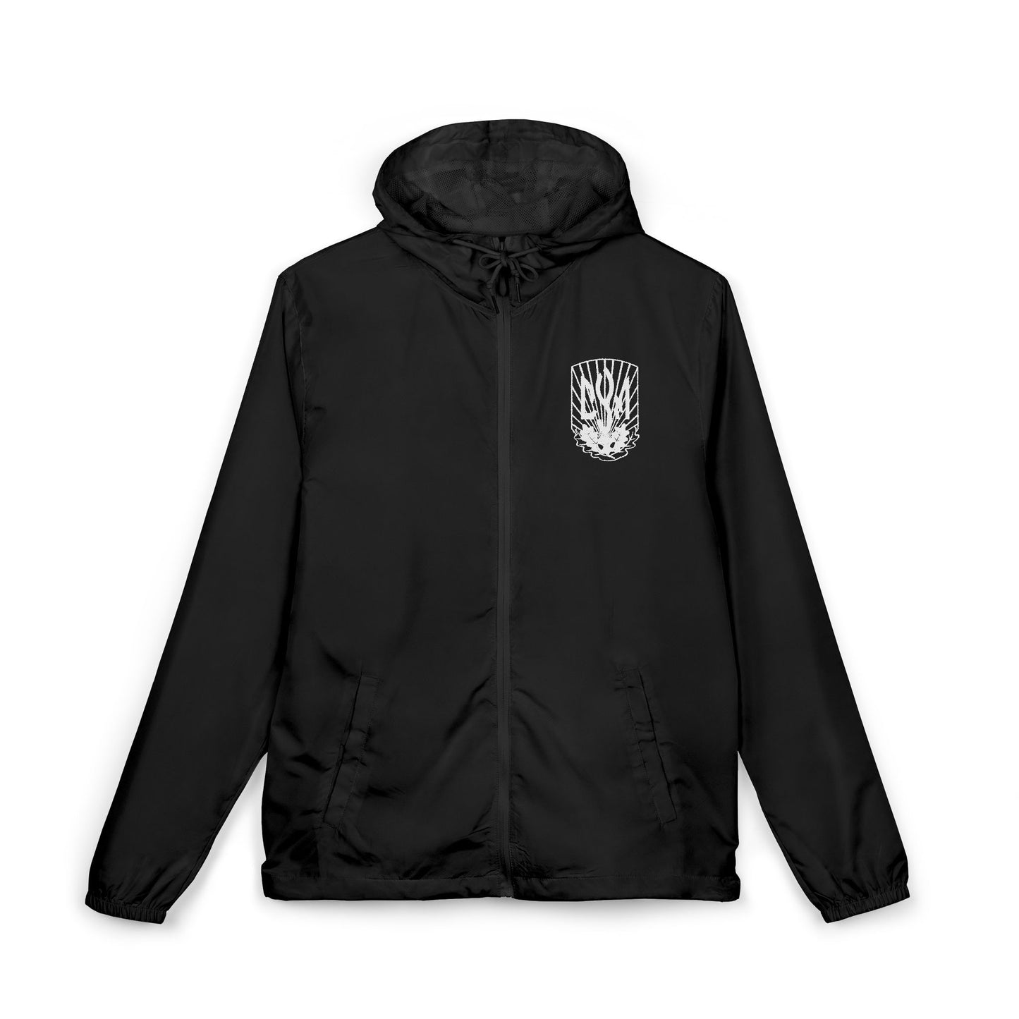 CYM Logo White Windbreaker Jacket