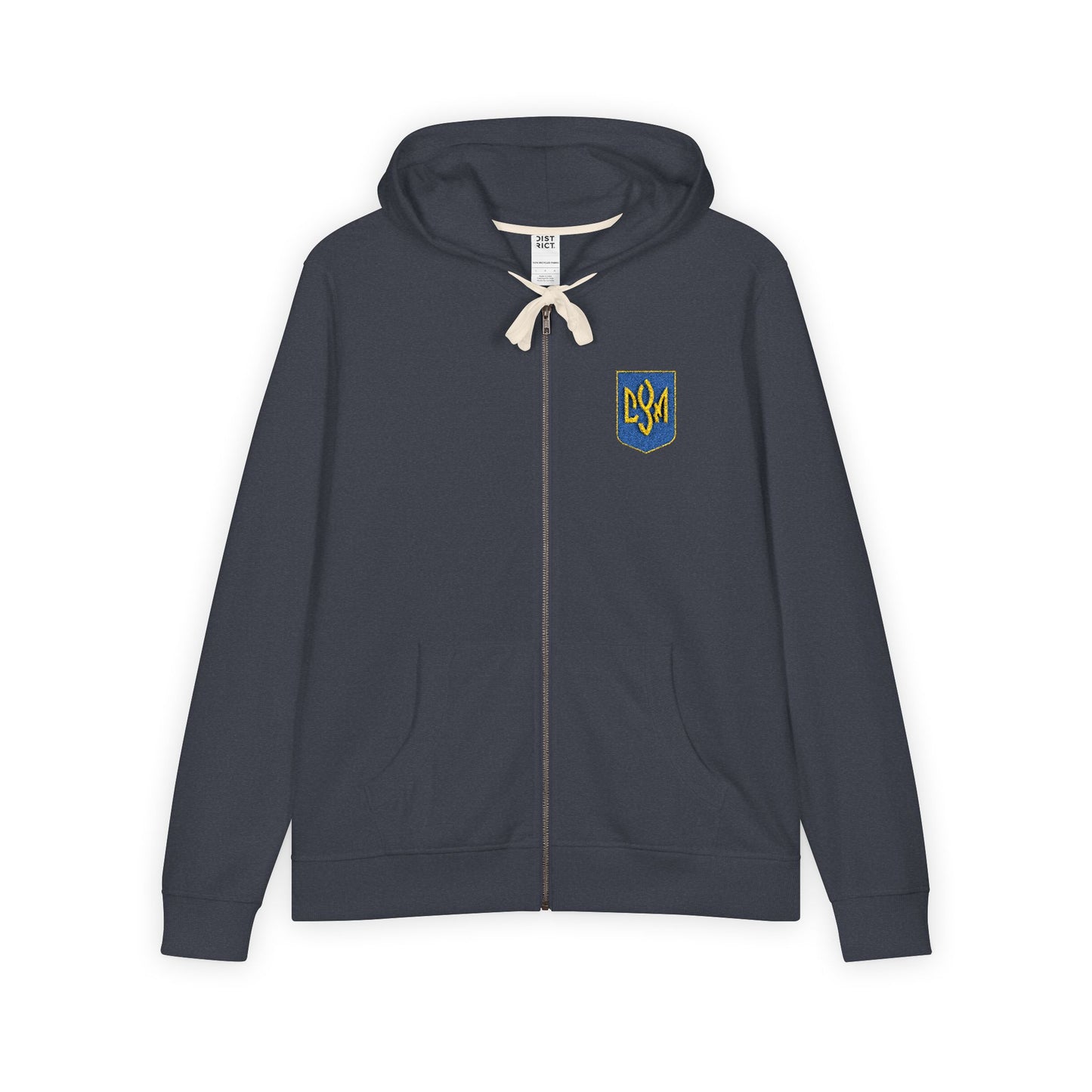 CYM Letters Logo Shield Full-Zip Fleece Hoodie