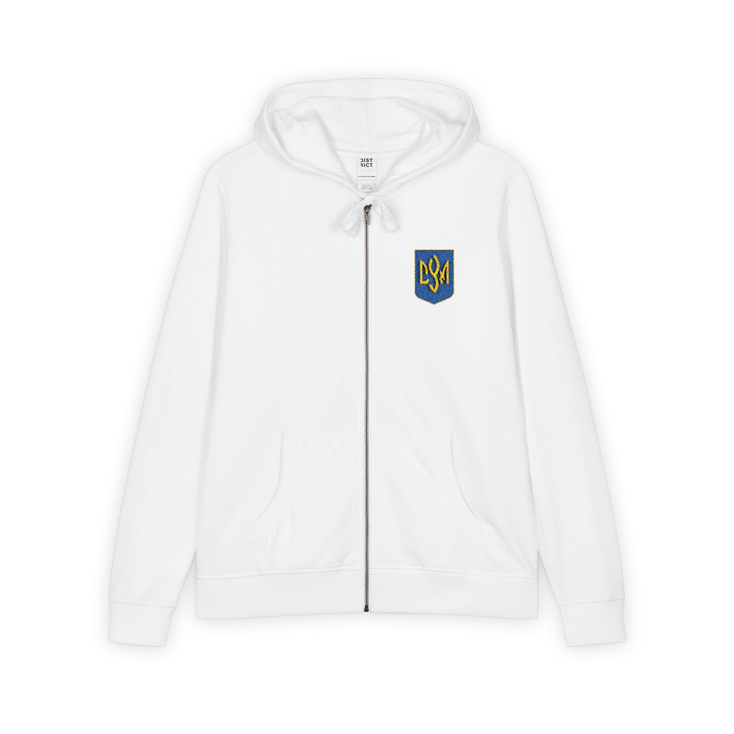 CYM Letters Logo Shield Full-Zip Fleece Hoodie