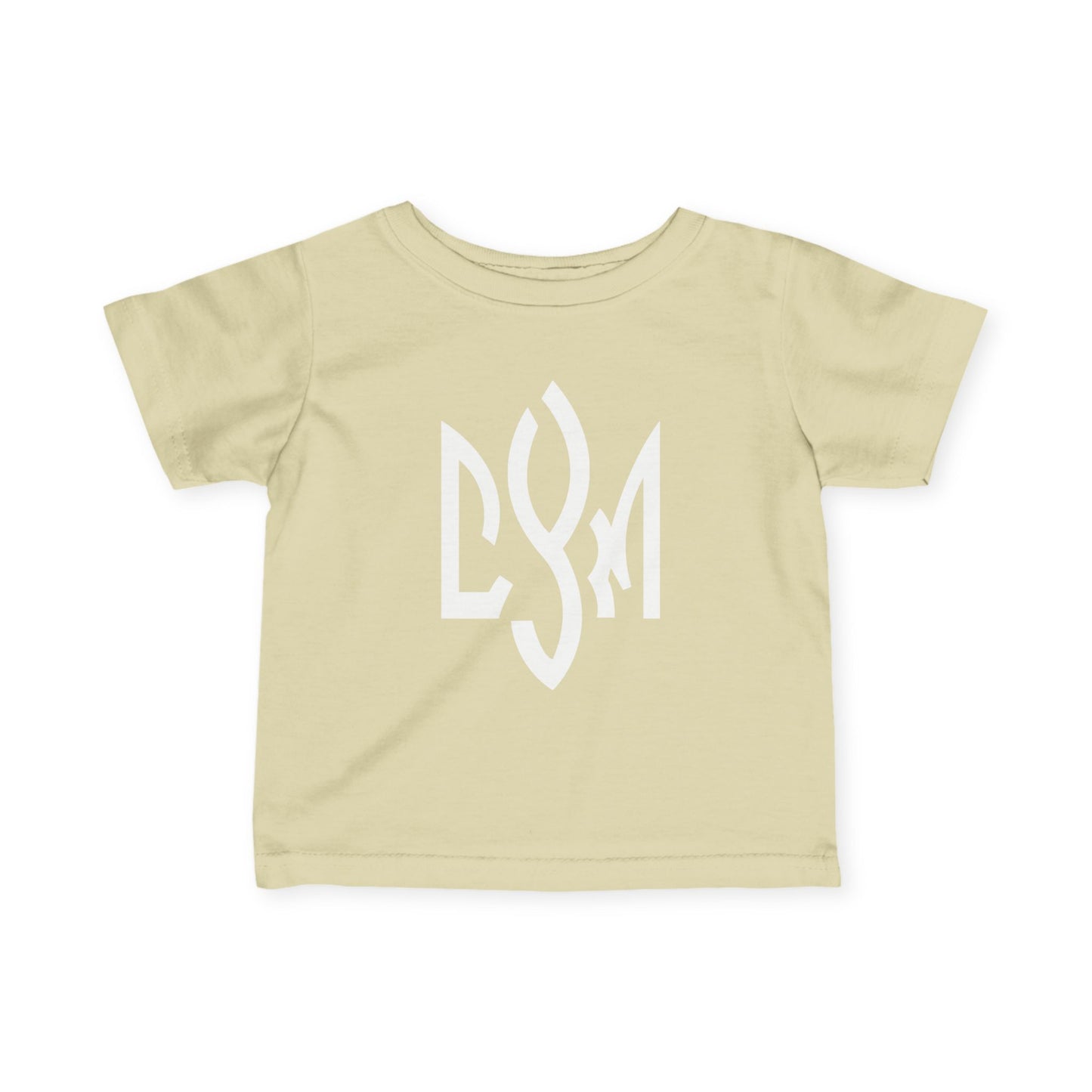 Infant Tee with CYM Letters Logo — Baby Short Sleeve Jersey