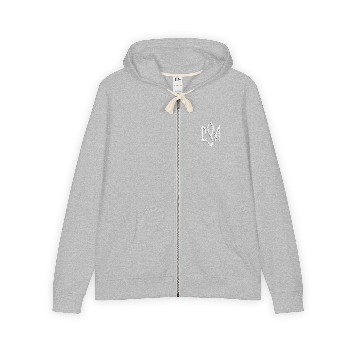 CYM Letter Logo Full-Zip Fleece Hoodie