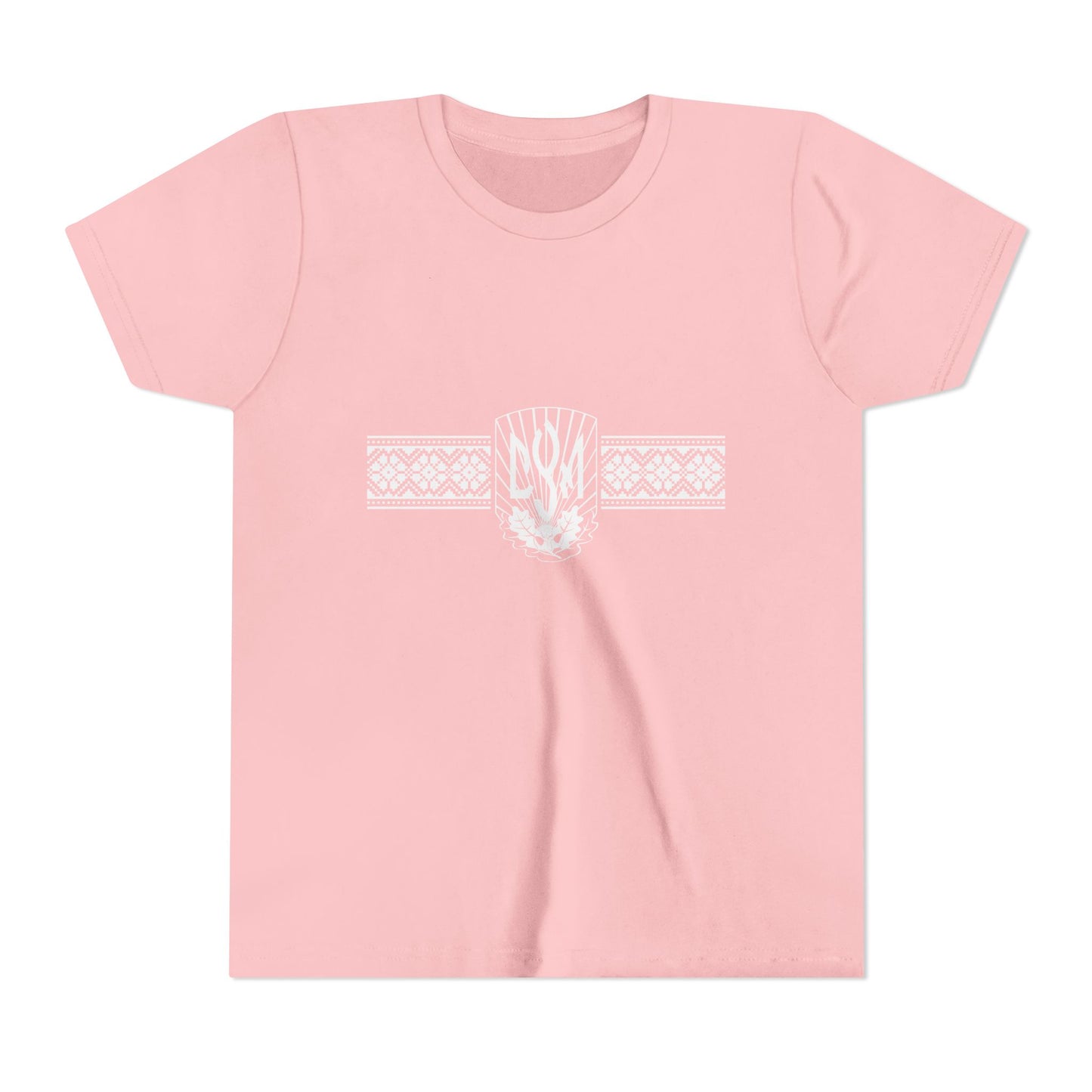 CYM Logo with printed Ukrainian Embroidery Kid’s T-Shirt