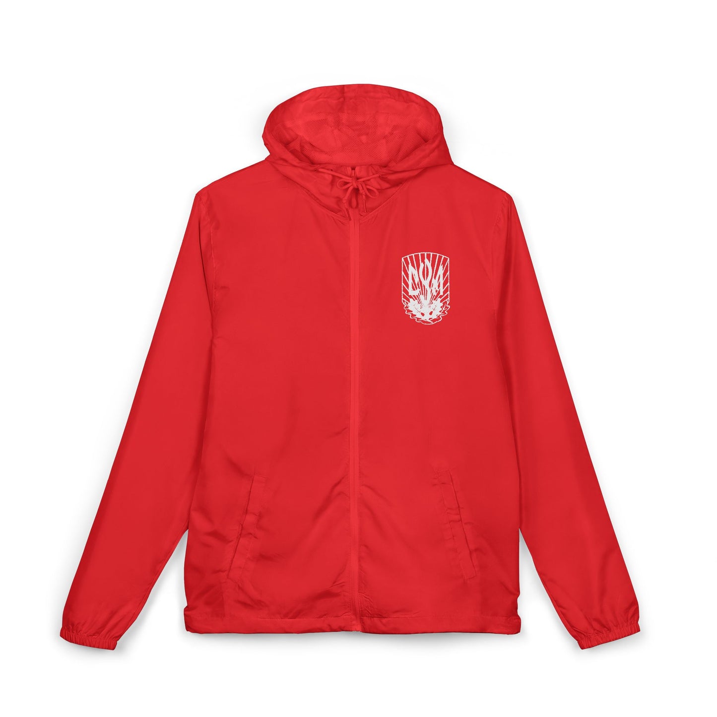 CYM Logo White Windbreaker Jacket