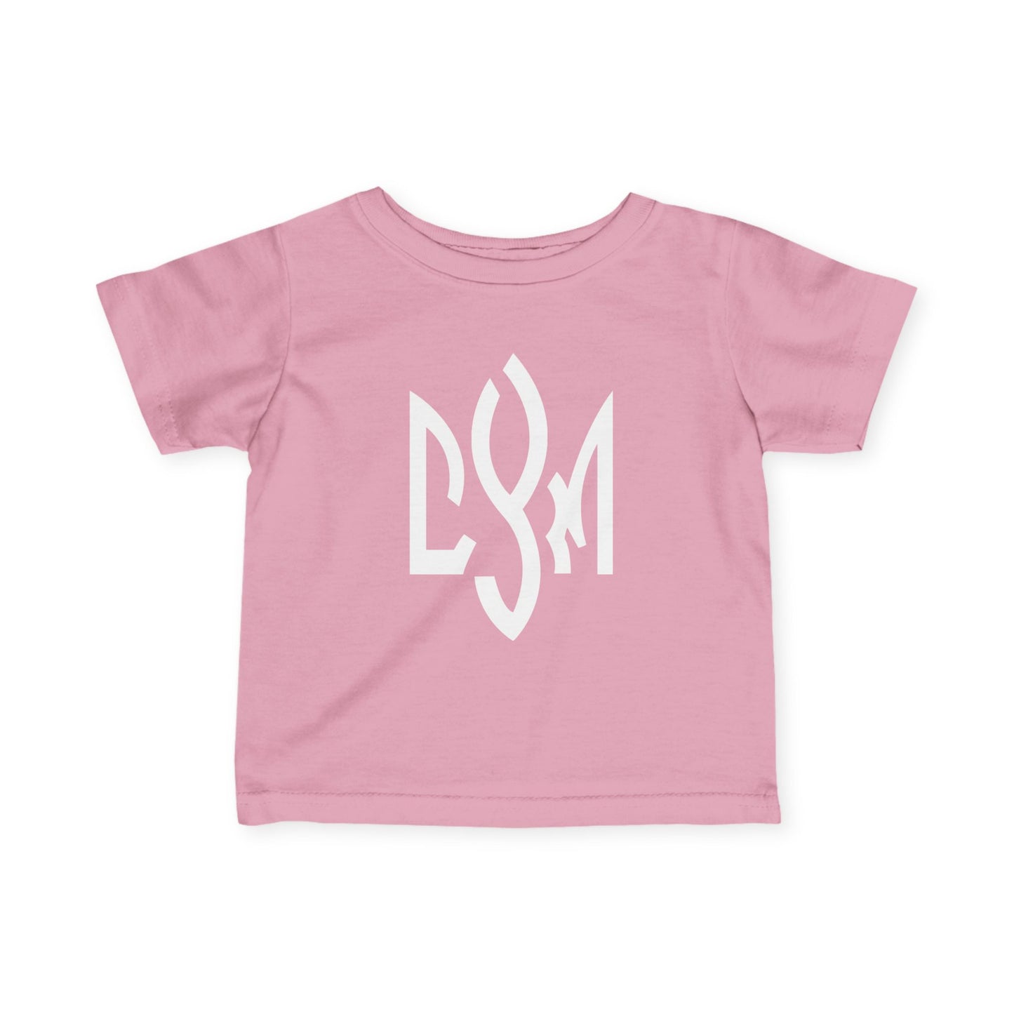 Infant Tee with CYM Letters Logo — Baby Short Sleeve Jersey