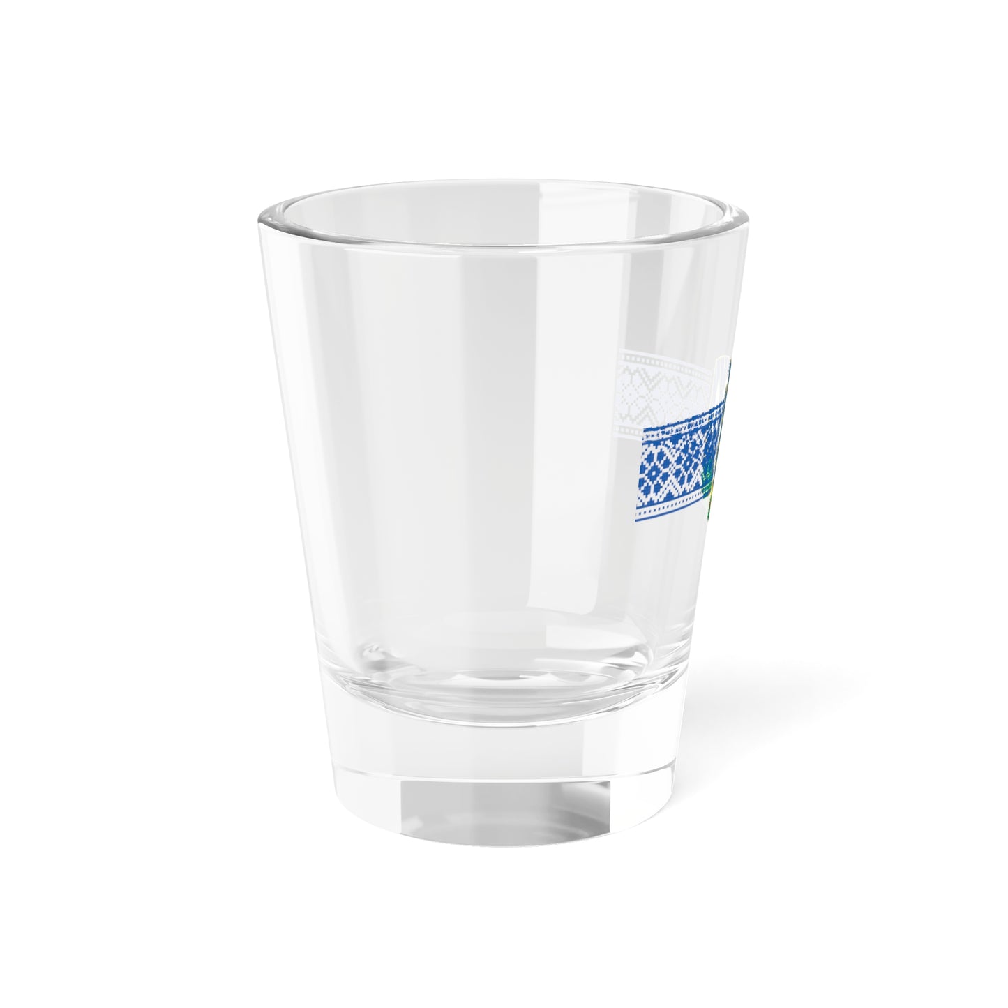 CYM Shot Glass - 1.5oz with Vyshyvanka Pattern