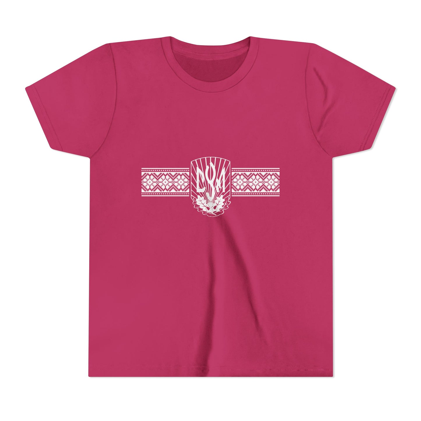CYM Logo with printed Ukrainian Embroidery Kid’s T-Shirt
