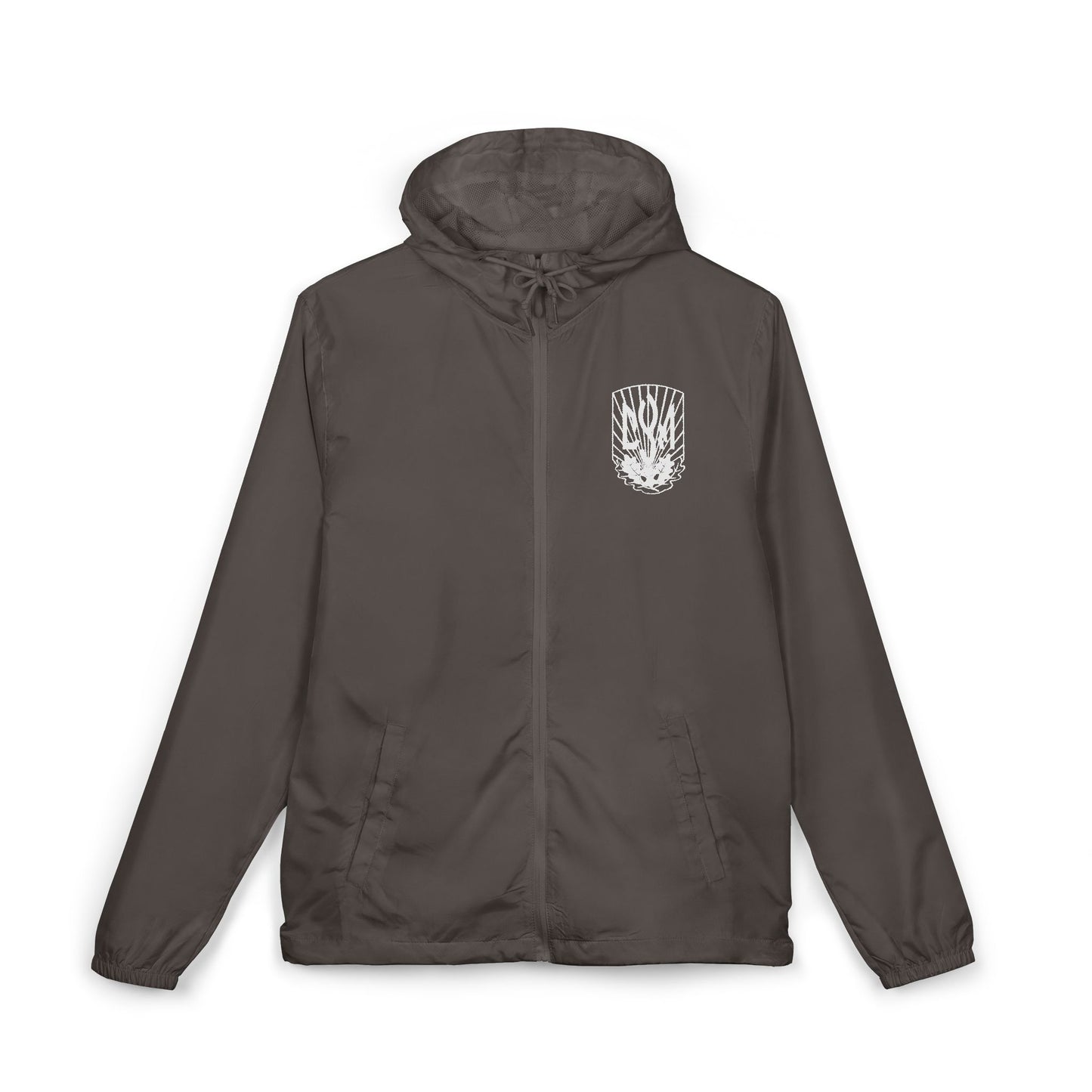 CYM Logo White Windbreaker Jacket