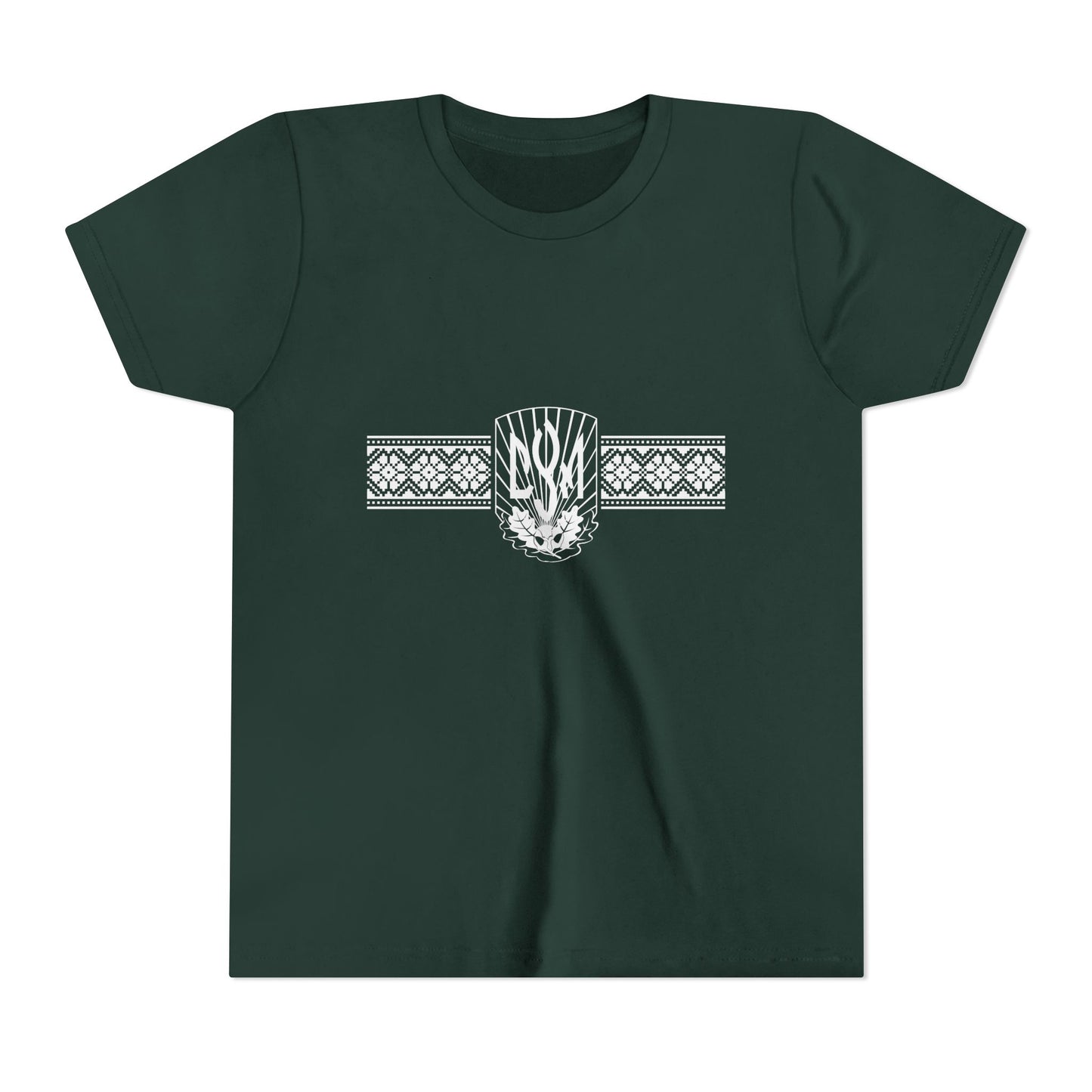 CYM Logo with printed Ukrainian Embroidery Kid’s T-Shirt