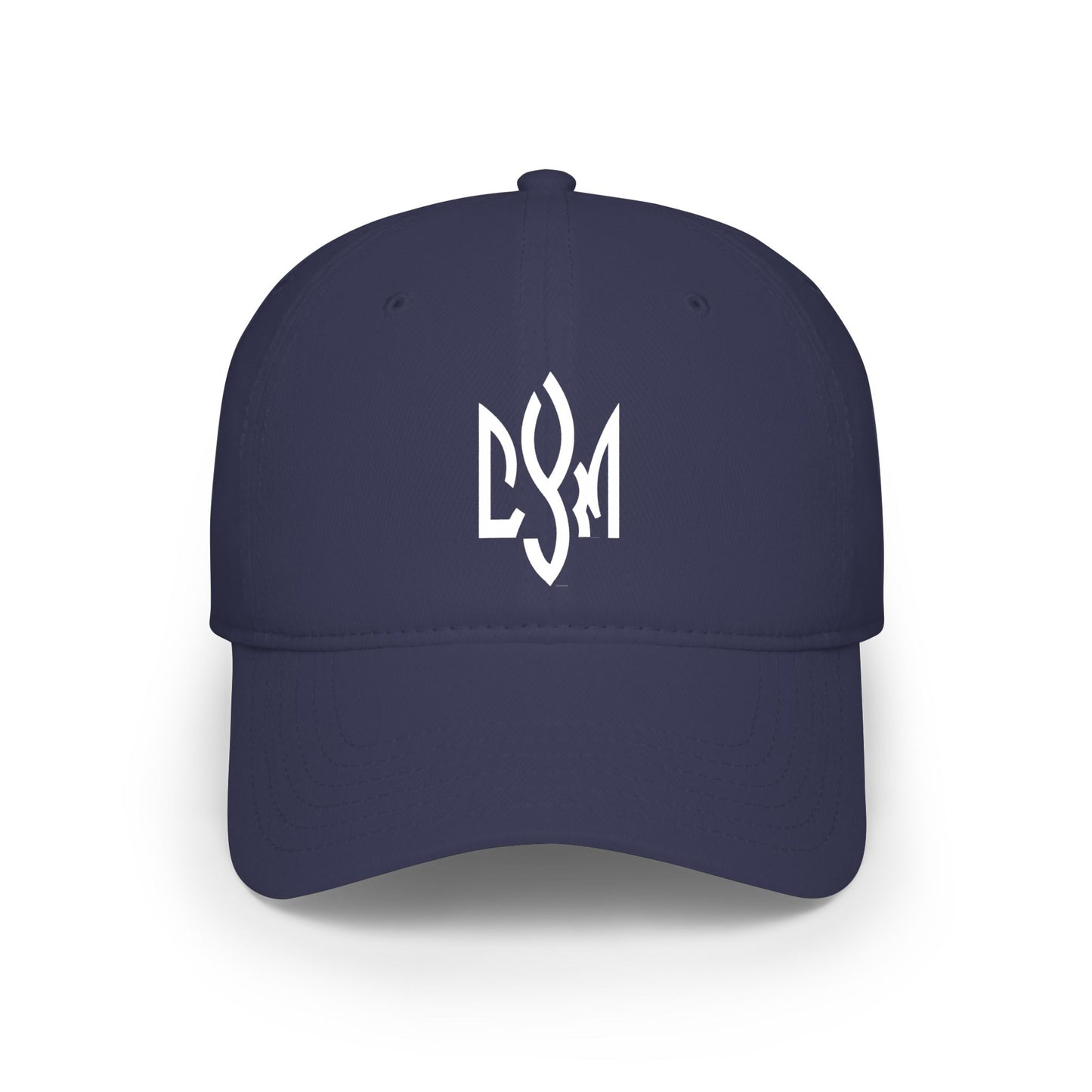 CYM Letters Embroidered Baseball Cap — Low-Profile Hat