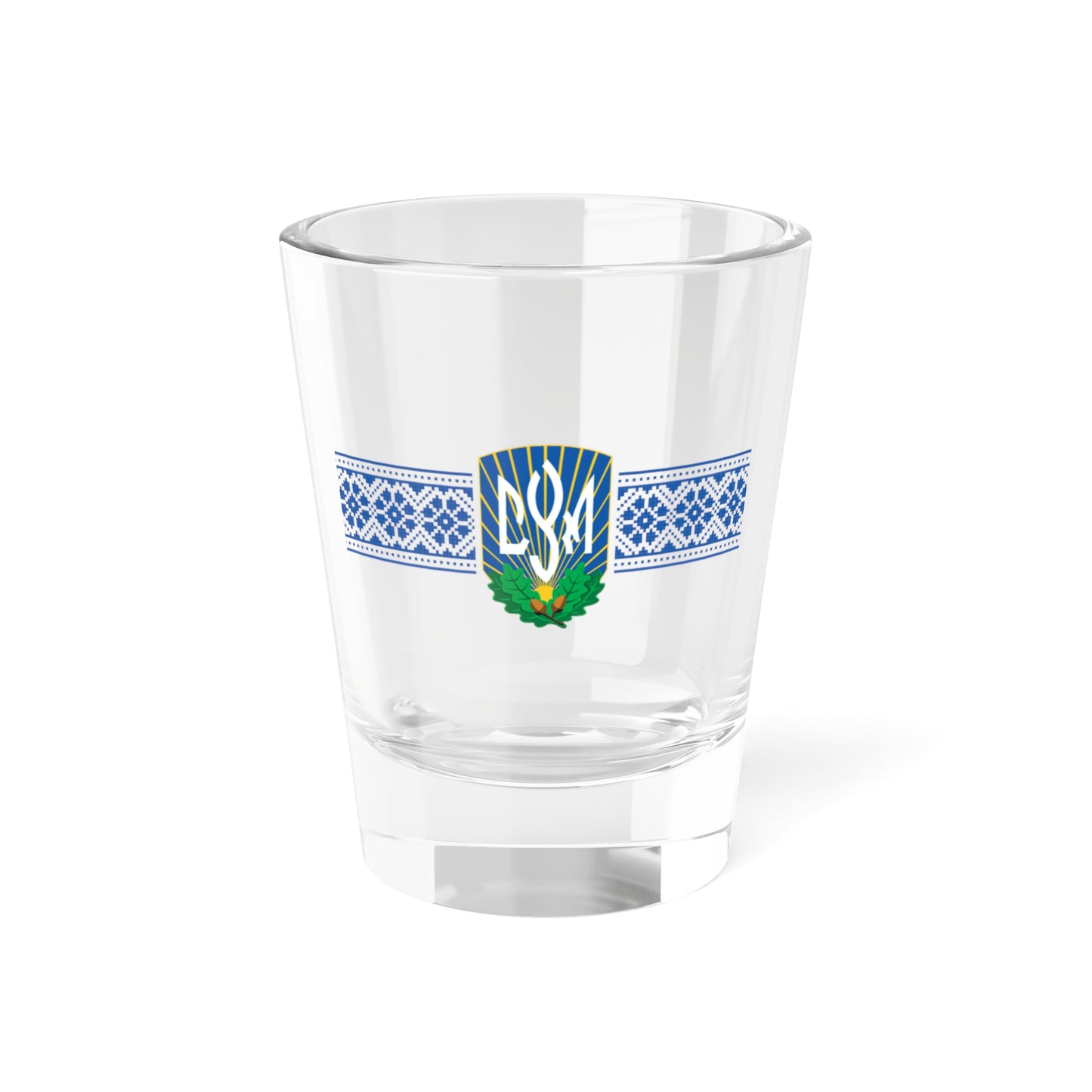 CYM Shot Glass - 1.5oz with Vyshyvanka Pattern