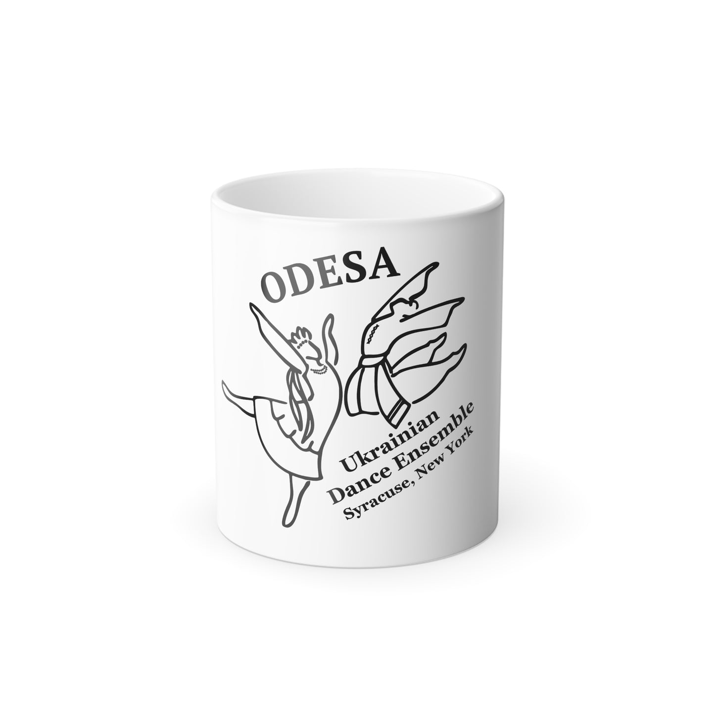 CYM Syracuse - ODESA Ukrainian Dance Ensemble - Color-Changing Mug — 11oz