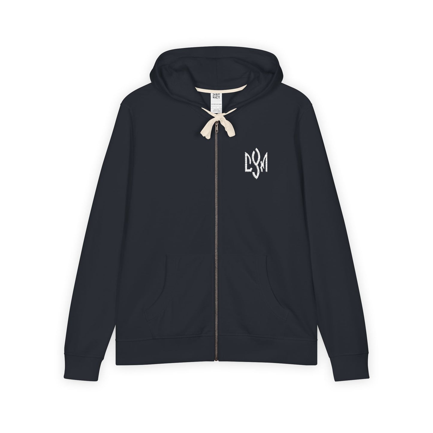 CYM Letter Logo Full-Zip Fleece Hoodie