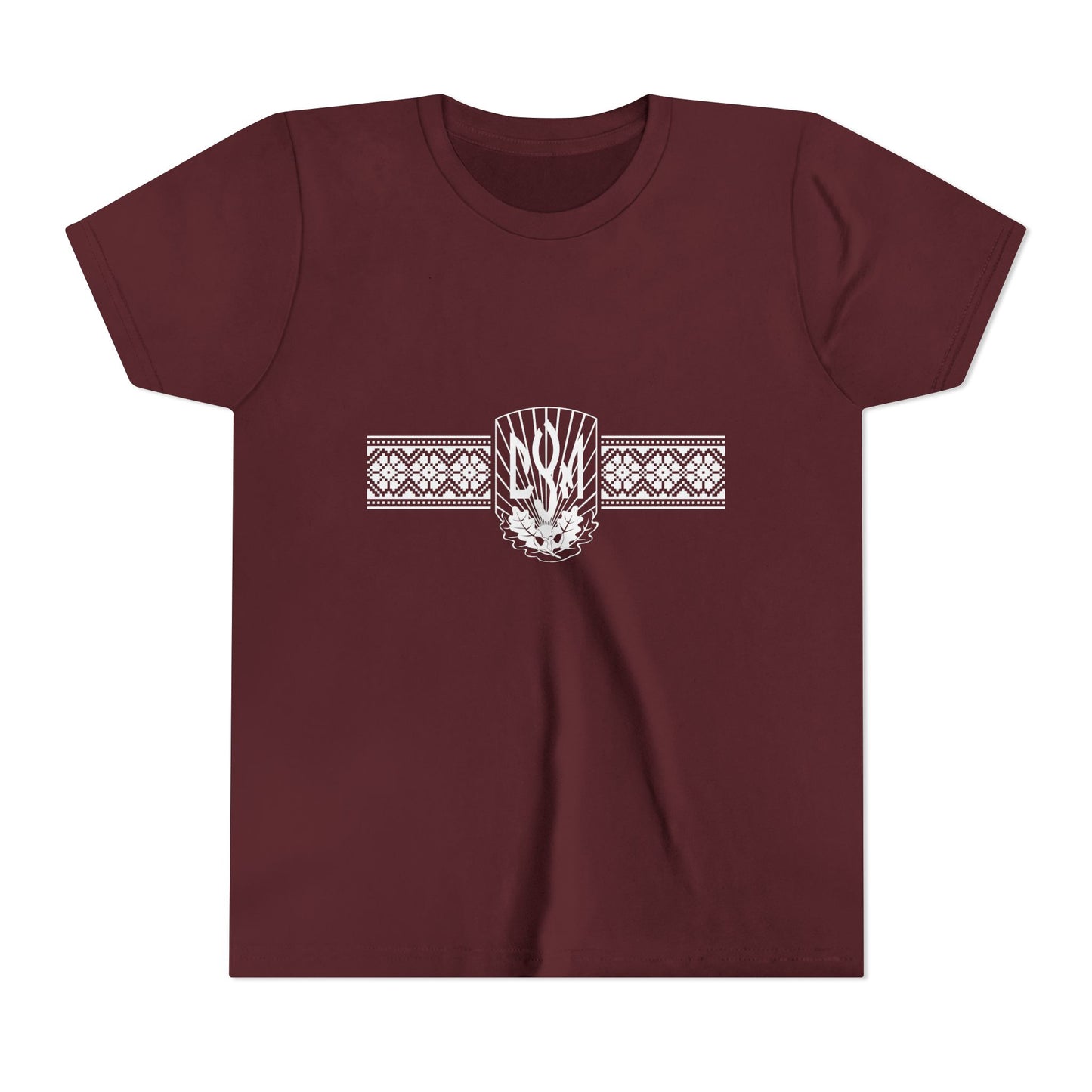 CYM Logo with printed Ukrainian Embroidery Kid’s T-Shirt