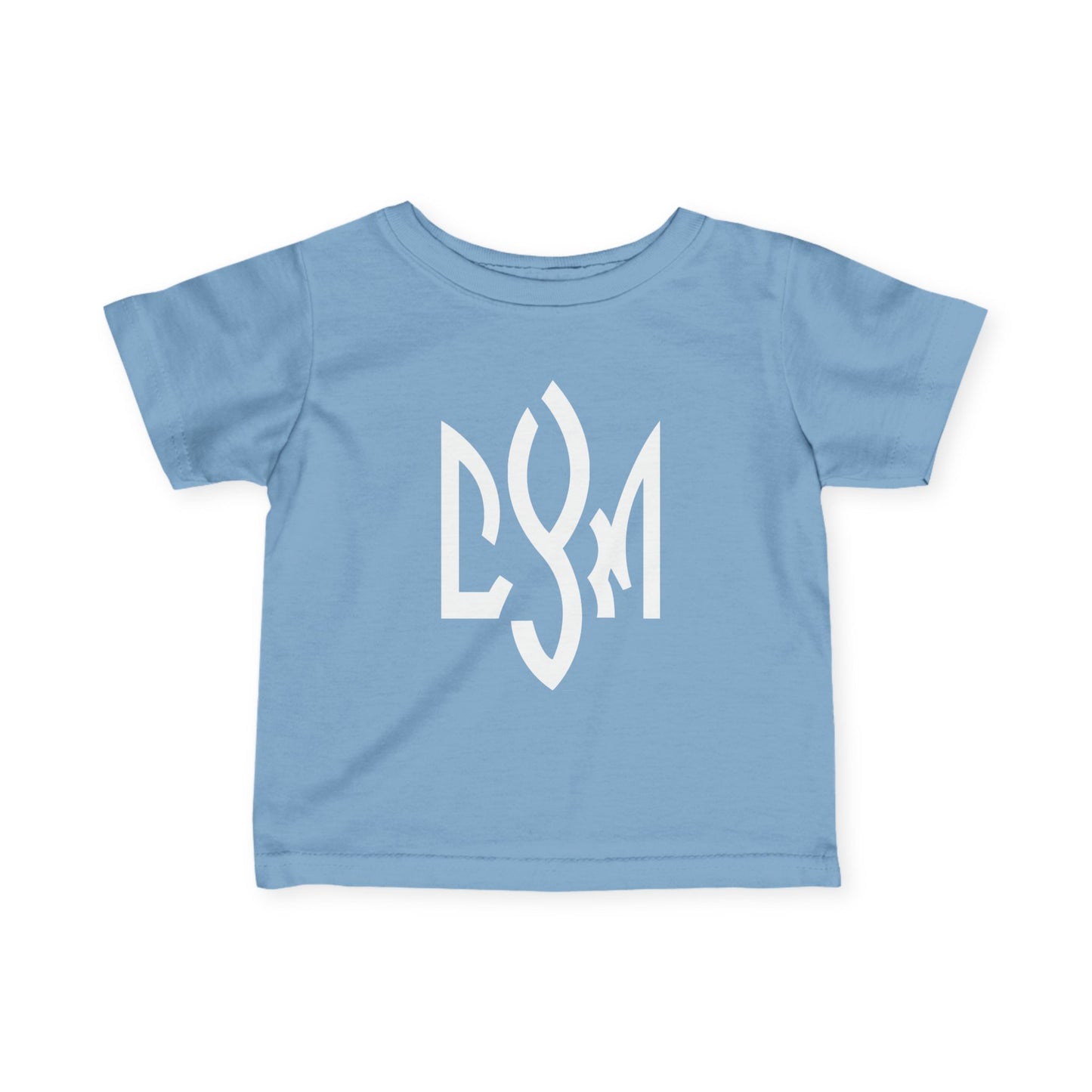 Infant Tee with CYM Letters Logo — Baby Short Sleeve Jersey