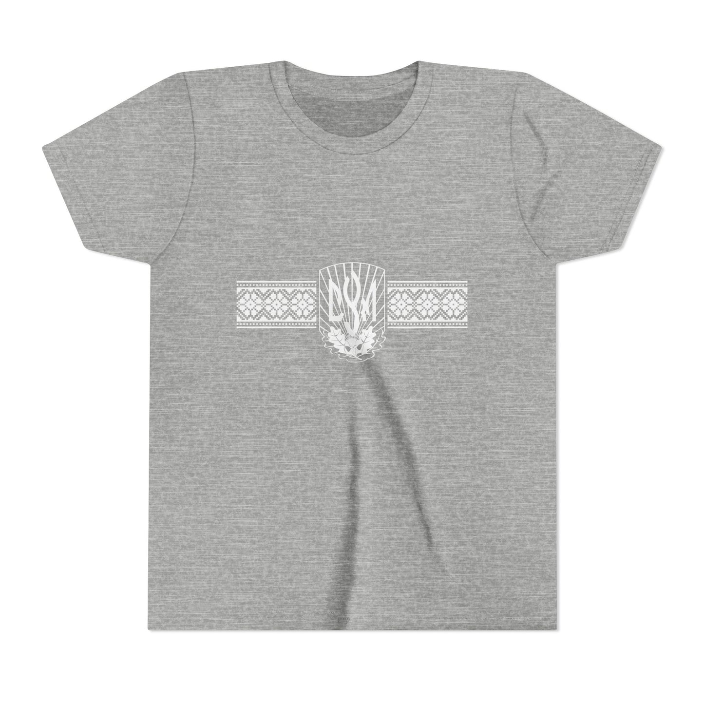 CYM Logo with printed Ukrainian Embroidery Kid’s T-Shirt
