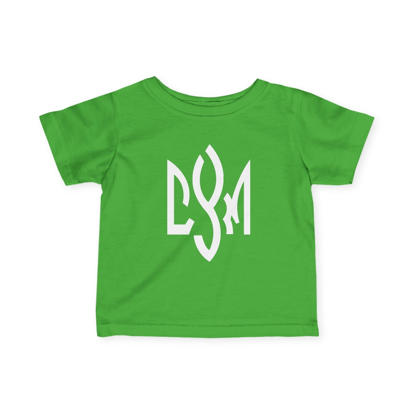 Infant Tee with CYM Letters Logo — Baby Short Sleeve Jersey
