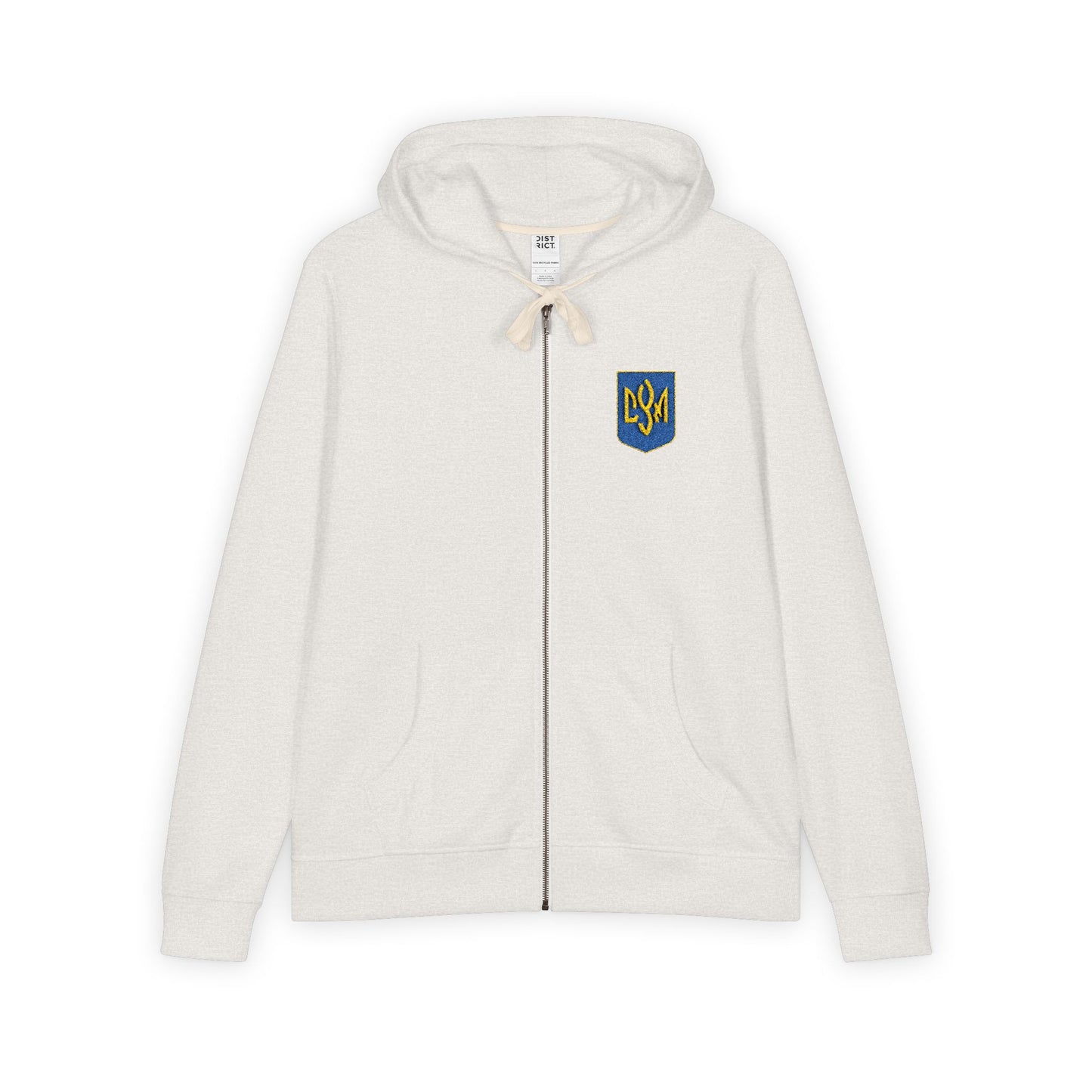 CYM Letters Logo Shield Full-Zip Fleece Hoodie
