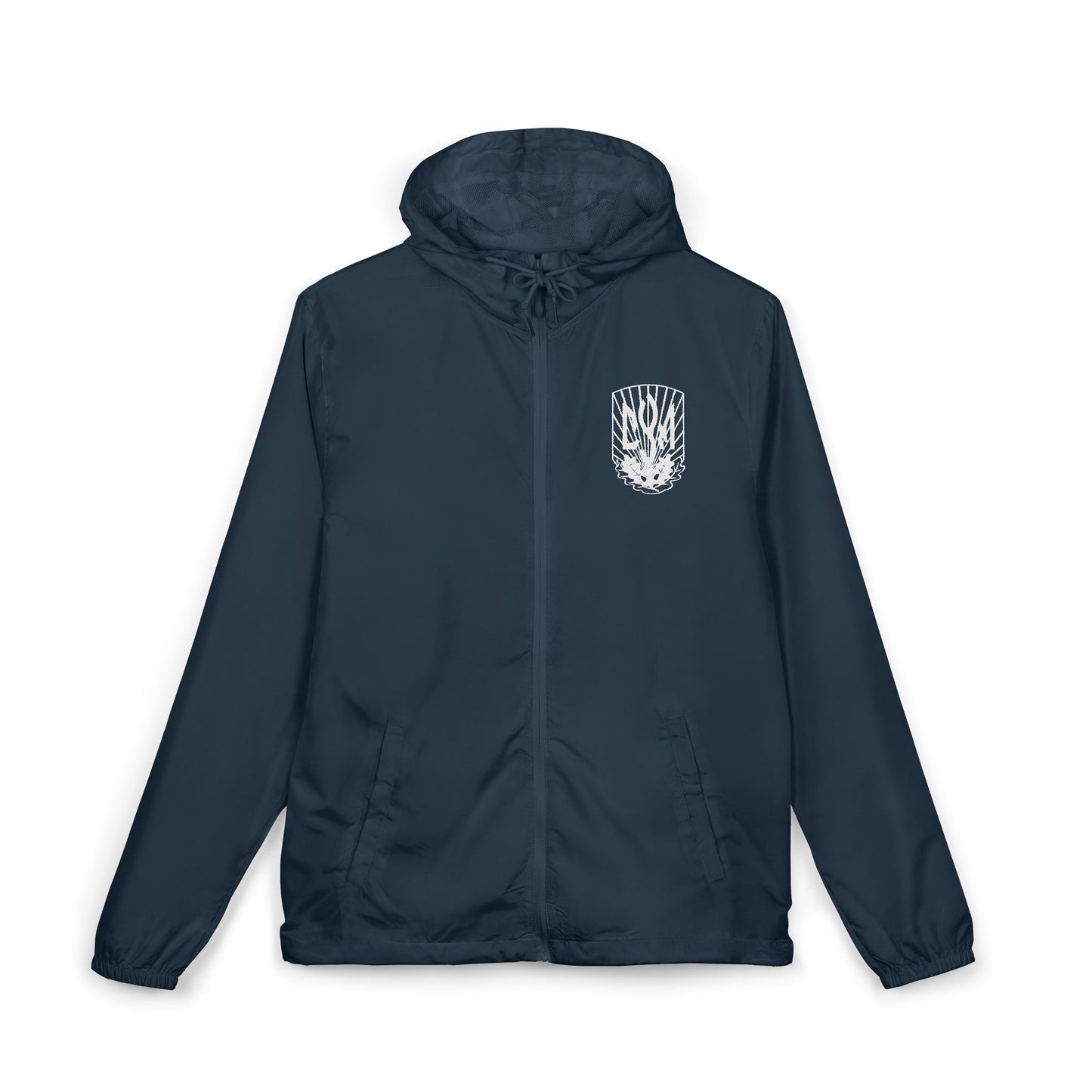 CYM Logo White Windbreaker Jacket