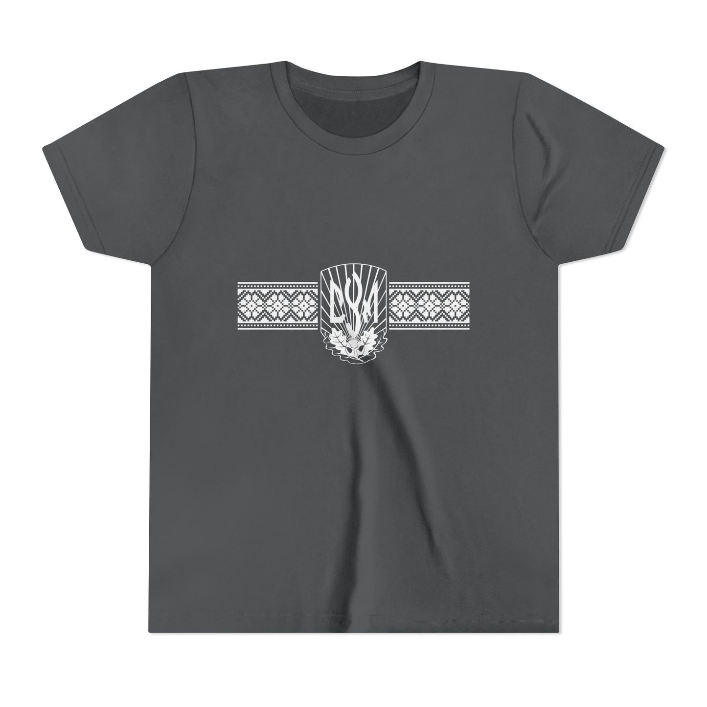 CYM Logo with printed Ukrainian Embroidery Kid’s T-Shirt
