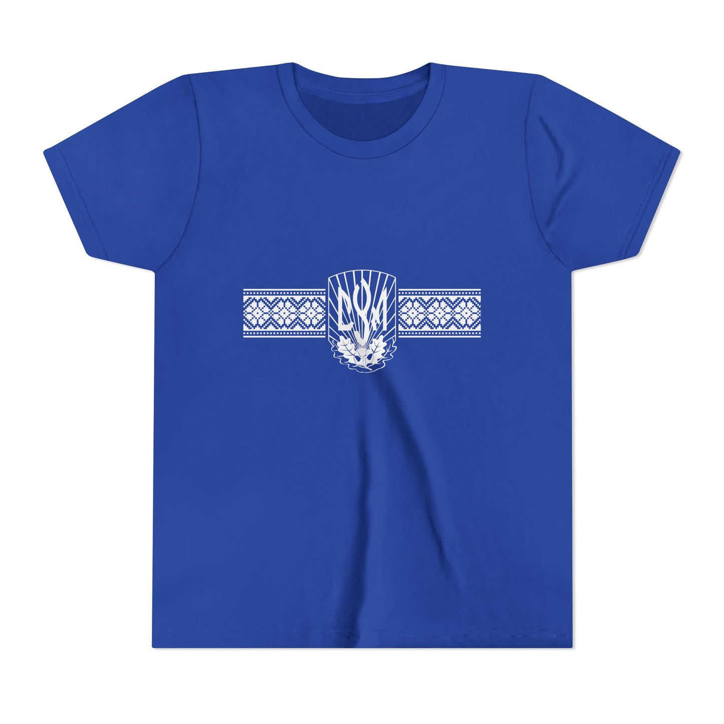 CYM Logo with printed Ukrainian Embroidery Kid’s T-Shirt