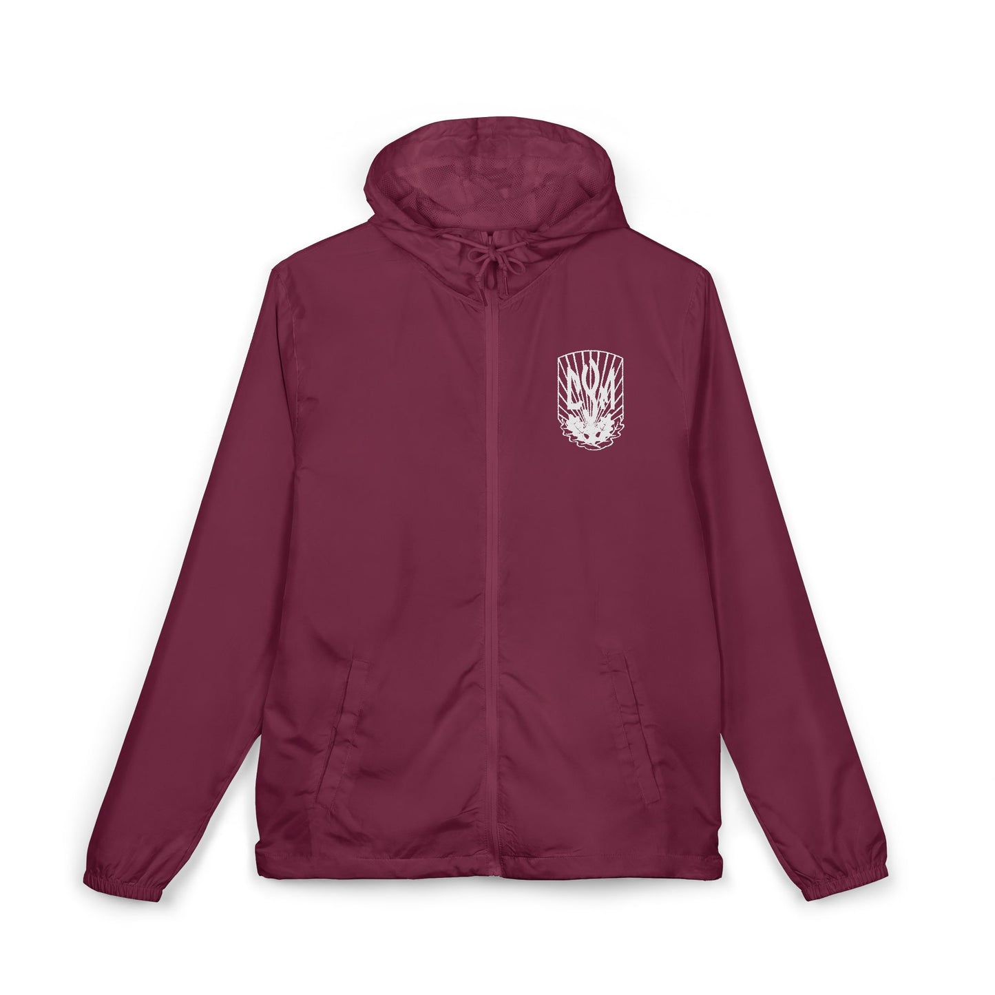 CYM Logo White Windbreaker Jacket