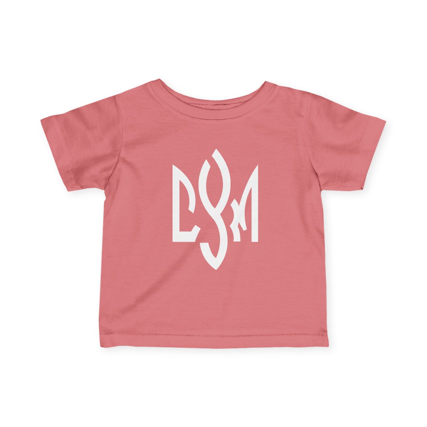 Infant Tee with CYM Letters Logo — Baby Short Sleeve Jersey