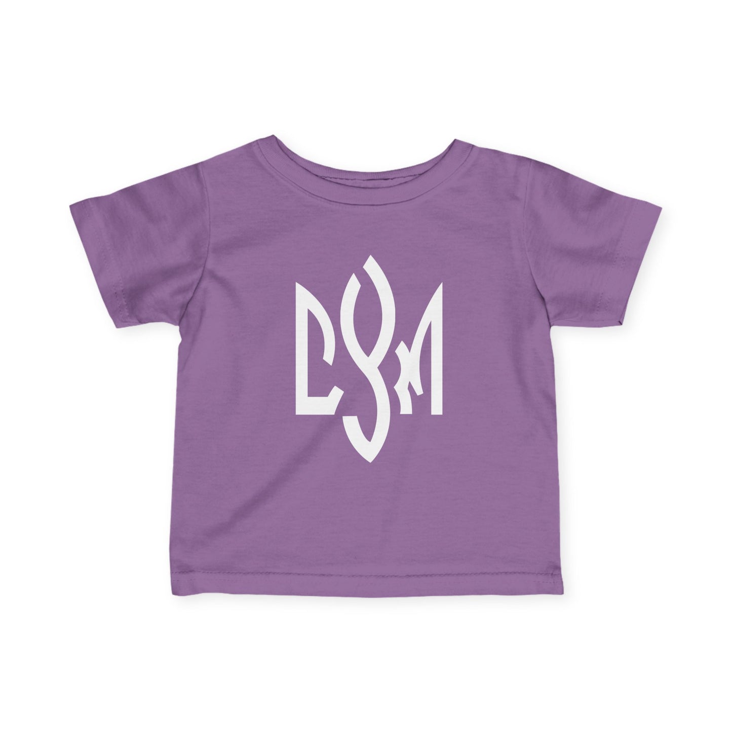 Infant Tee with CYM Letters Logo — Baby Short Sleeve Jersey