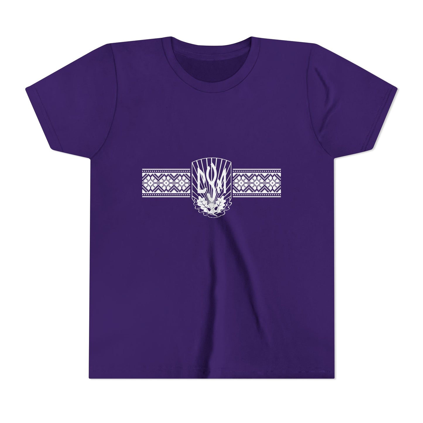 CYM Logo with printed Ukrainian Embroidery Kid’s T-Shirt