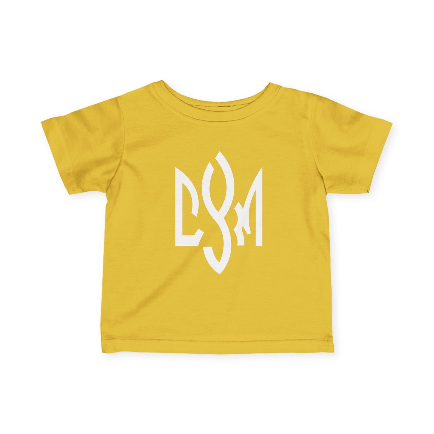 Infant Tee with CYM Letters Logo — Baby Short Sleeve Jersey