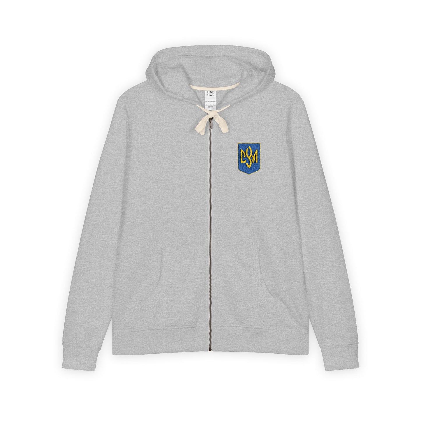 CYM Letters Logo Shield Full-Zip Fleece Hoodie