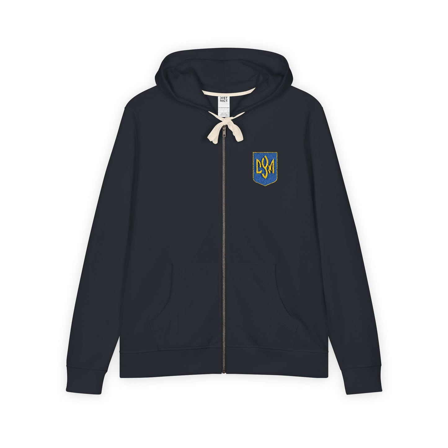 CYM Letters Logo Shield Full-Zip Fleece Hoodie